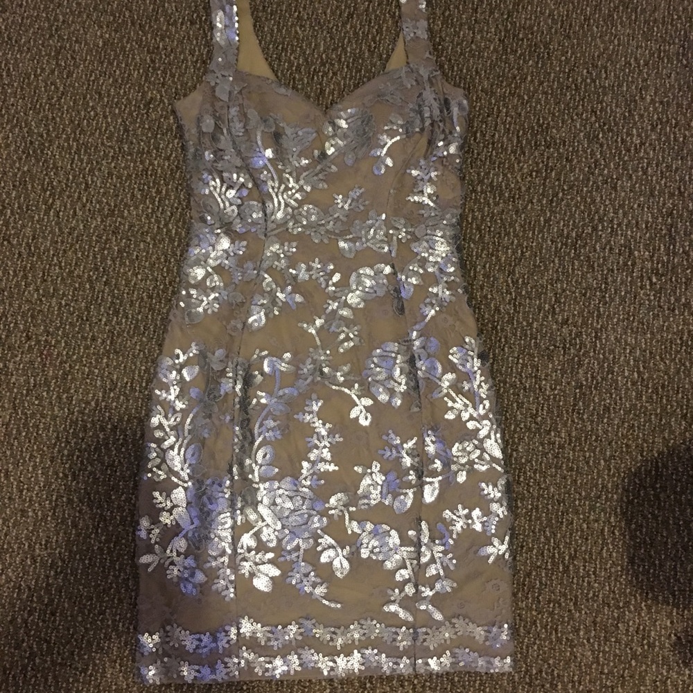 Belle by Badgley Mischka Sequin Formal Dress